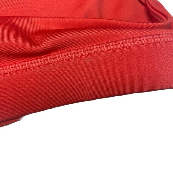 BuffBunny Twisted Knot Bow Back Sports Bra Rose Coral Size Small Athleisure Yoga - Picture 4 of 8